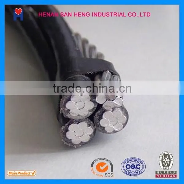 ABC aluminum conductor xlpe insulated aerial bundle cable