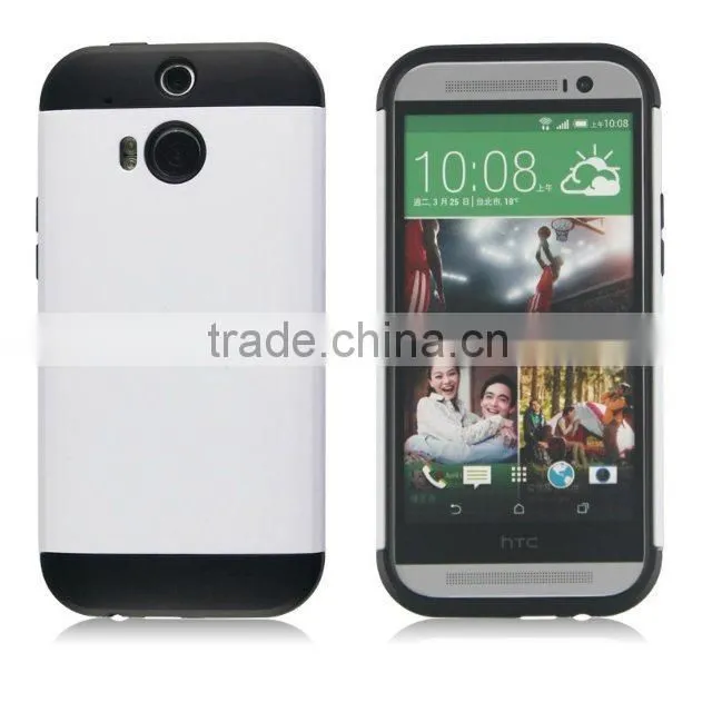 HYBRID SHOCKPROOF TPU MOBILE PHONE CASE COVER FOR HTC ONE M8