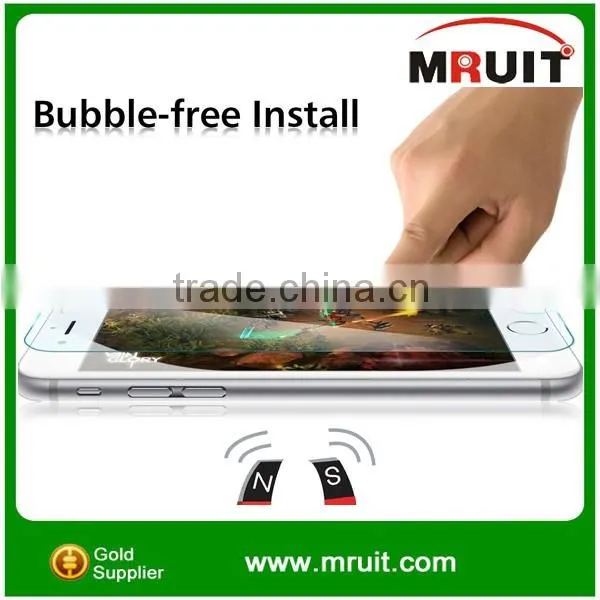 mobile phone screen protective film / Full cover 9H 2.5D round edge mobile phone Tempered Glass screen protector for iPhone 6