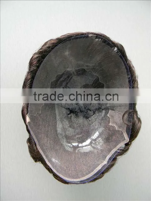 Fine quality toupee, hair piece for men, hair system