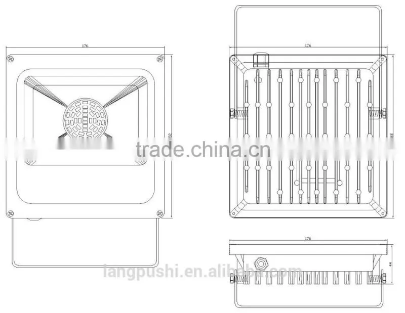 meanwell driver 5 years warranty cheap price slim style ip66 ip65 waterproof 20w rgb led flood light