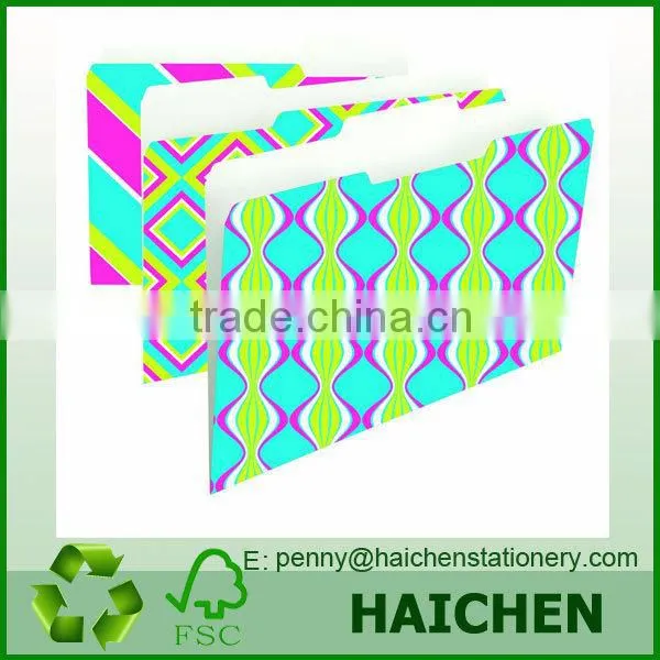 Assorted Designs Custom Manila folder
