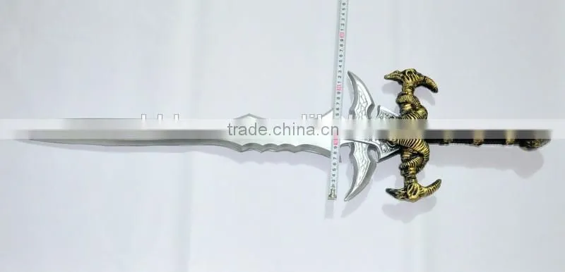 World of Warcraft Animation Sad PU Sword, Sheep Head Sword Film Props, Simulation Model Military Weapons