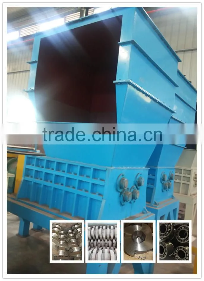 Crusher and Mill MX-800 4 shaft Shredder for scrap Shredding