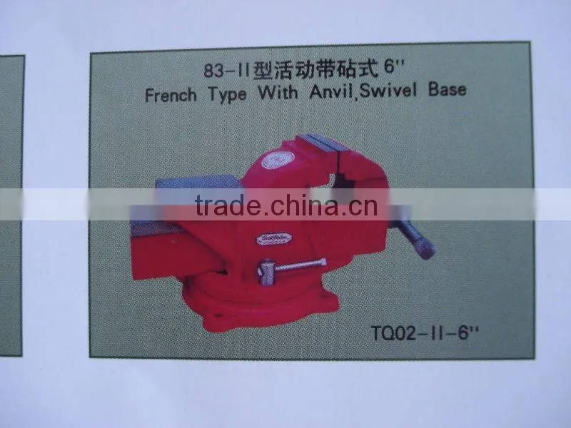 83 Type With Anvil Swivel Base Bench Vise of Heavy Duty