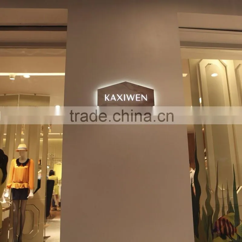 Shopping Mall Advertising led backlit letter sign outdoor or indoor