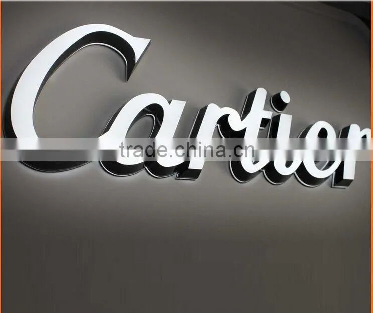 clear acrylic frontlit letter sign making