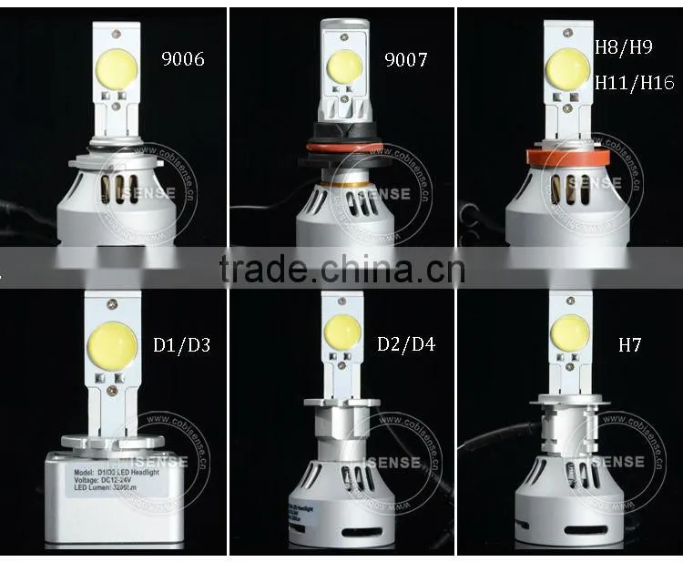 New Design 4G Custom-made LED Chip 9007 LED Car Headlight