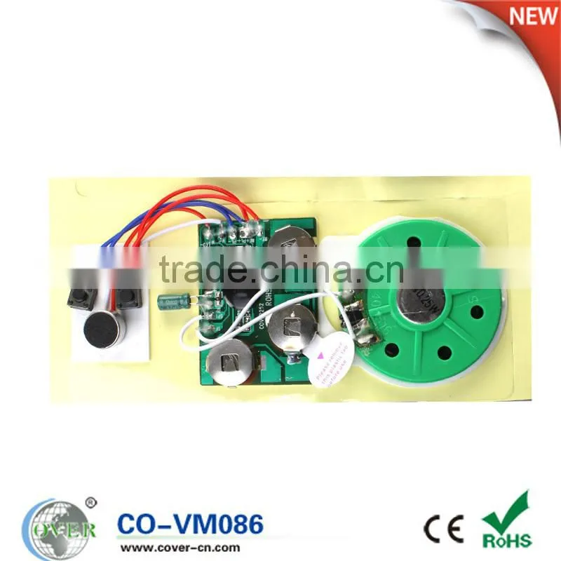 Customized USB Mp3 Module/Recordable Sound Module For Holiday Greeting Card