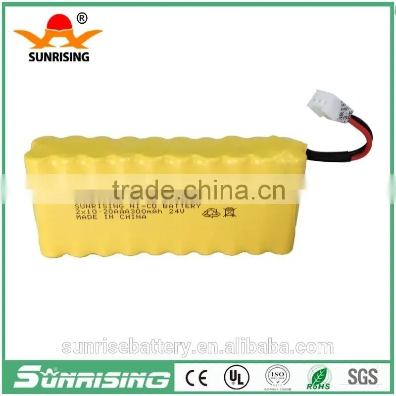 24V 2*10AAA300 NI-CD rechargeable battery pack