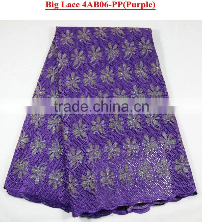 African embroided fabrics swiss voile lace high quality new arrival in switzerland