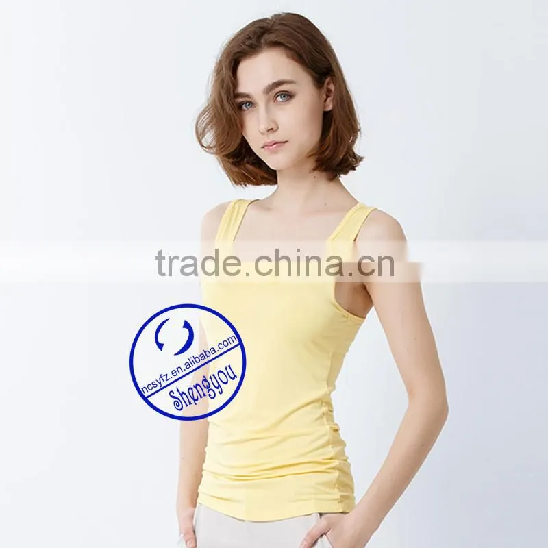 custom modal cotton plain womens tank top