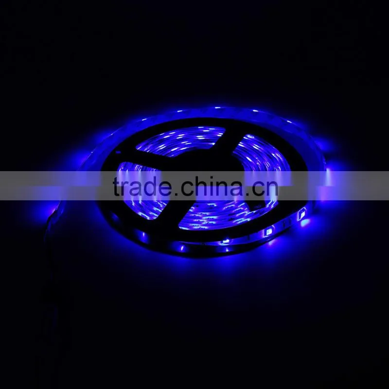5M SMD 5050 30 leds/m waterproof in silicon RGB LED Strip Light digital +24 key IR Remote controller+12v 3A power supply