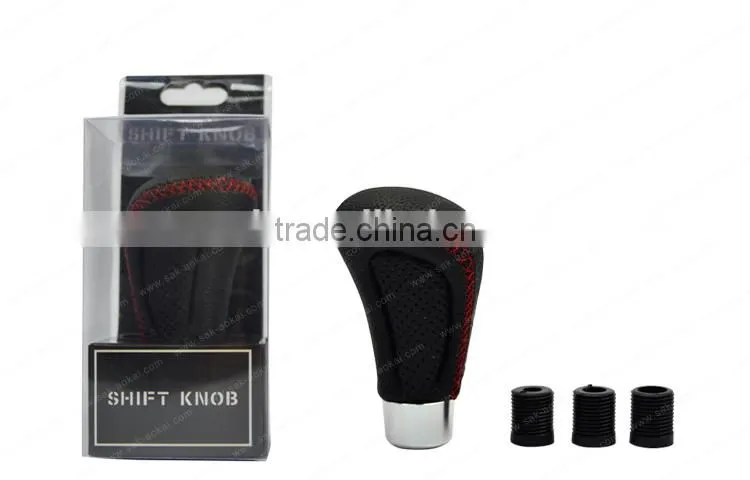 Leather Unique Gear Shift Knob Universal Using