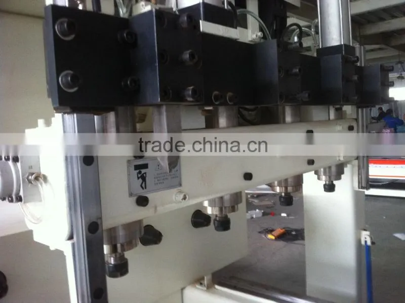 250*1200 4 spindle cnc milling router and woodturning lathe