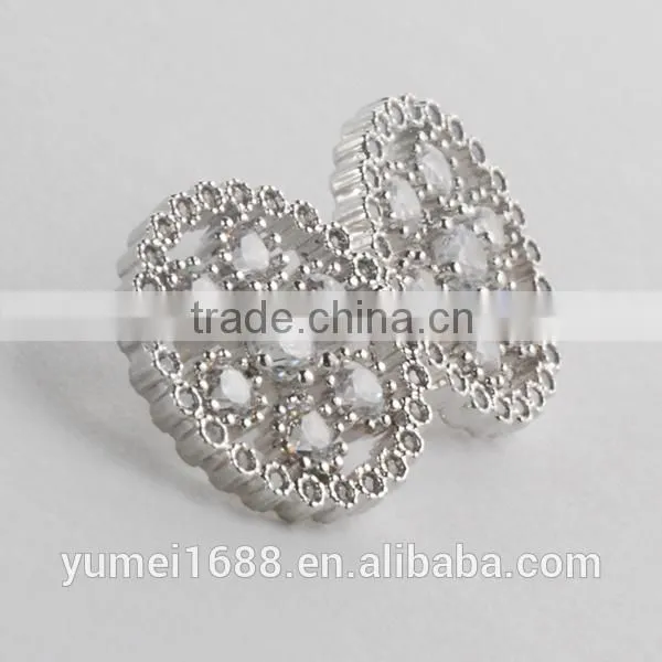 new products 2016 fashion silver stud earrings