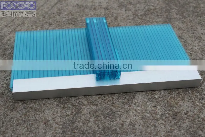 Polycarbonate U-type locked hollow sheet
