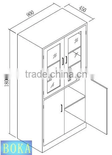 Full height metal cabinet