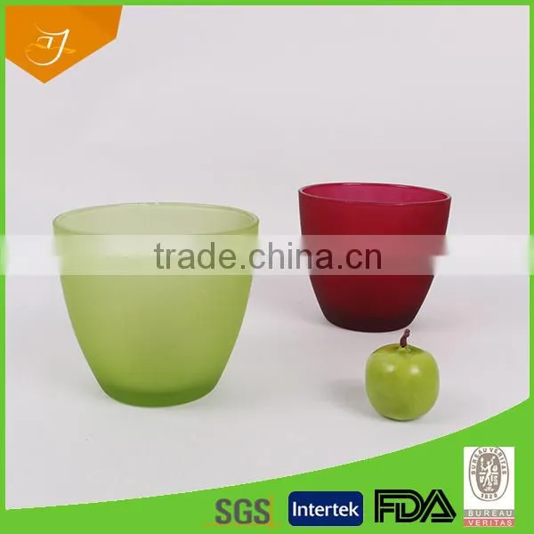 Colored Glass Drinking Cups ,China Made, Glass colored