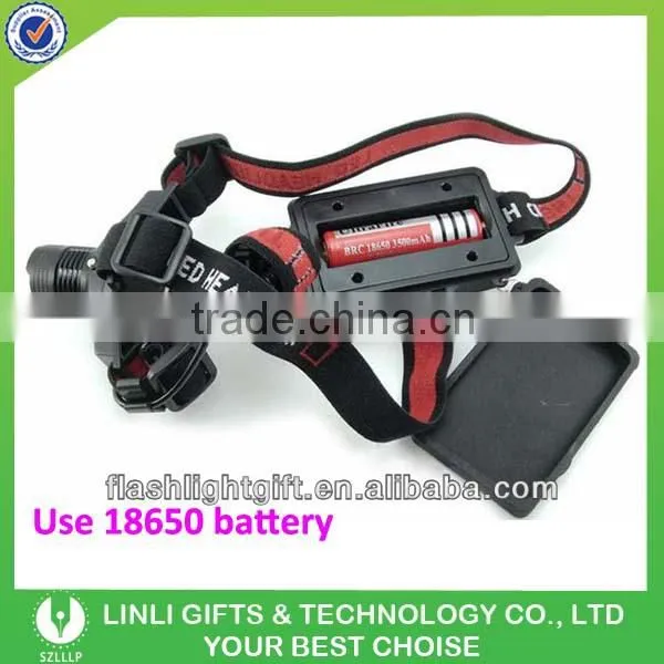 Cree Led Zoom AAA Or 18650 Headlight