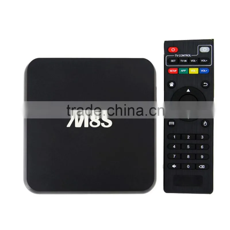 M8S Amlogic S812 Smart Android TV Box M8S Quad Core Android 4.4 KitKat M8S OTT TV Box M8S KODI Full HD TV Player M8S