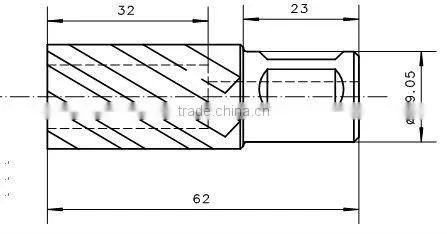 HSS core drill bit set with iron box 2016