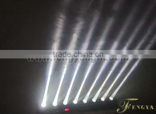 8pcs 10w 4in1 RGBW Led beam effect moving head light