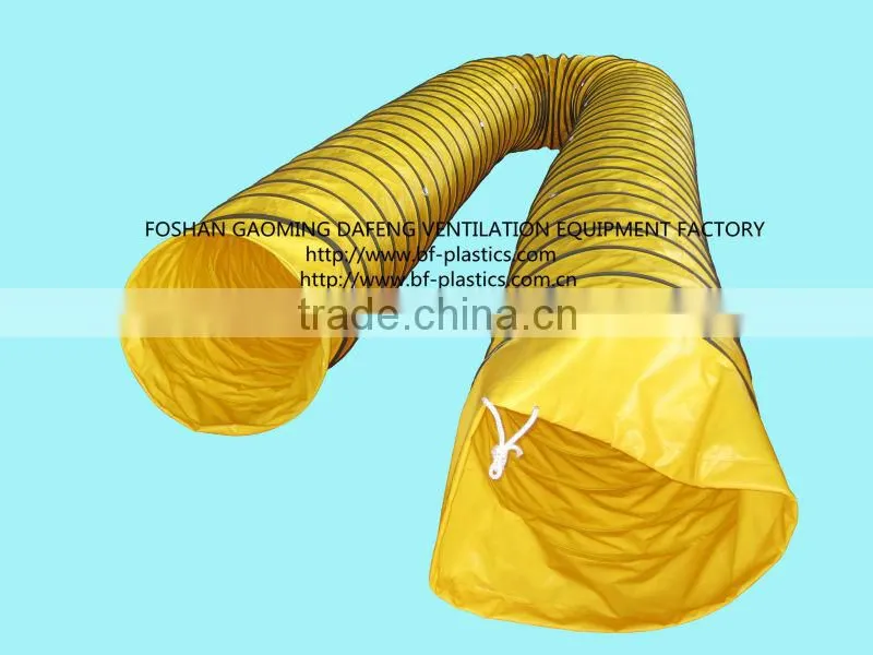 PVC reinforced mining and tunnel vent duct