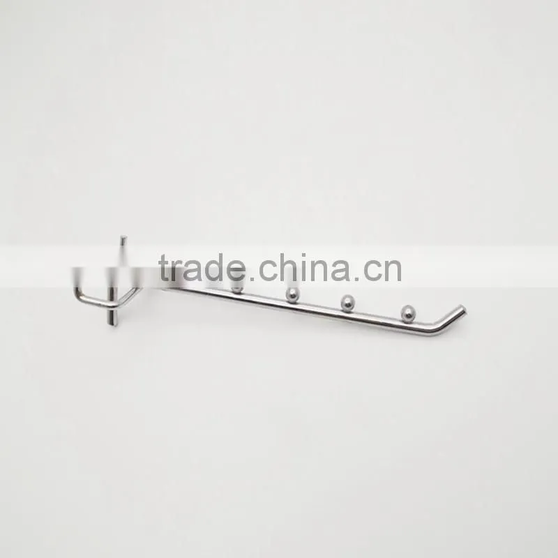 New Style Tube hook wire hanging tube hooks chrome display hook