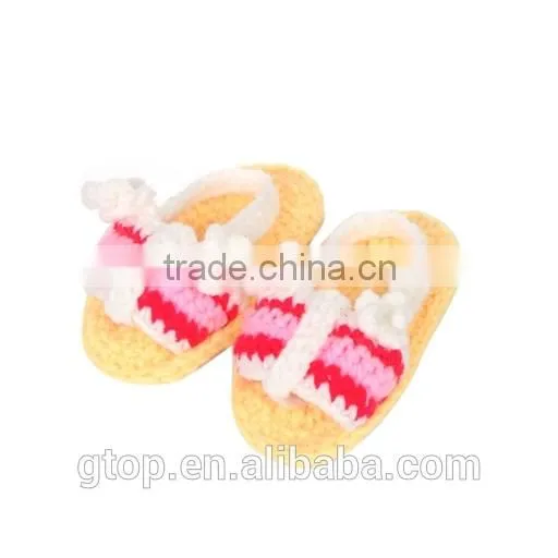 Wholesale Baby Handmade Crochet Shoes Supplier for 1-10 months old S-0039