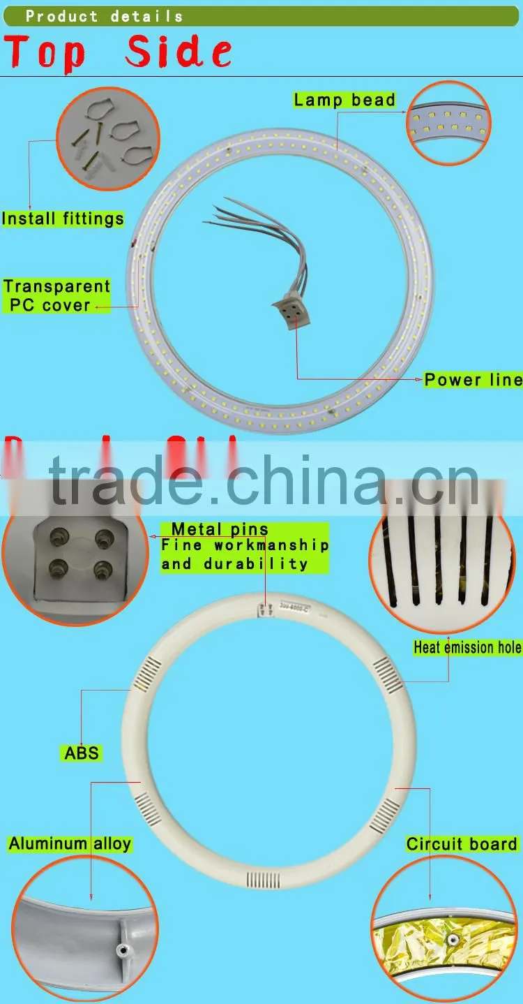 Diameter 205mm 11w Circular LED T9 Tube light CE, ROHS Ring tube
