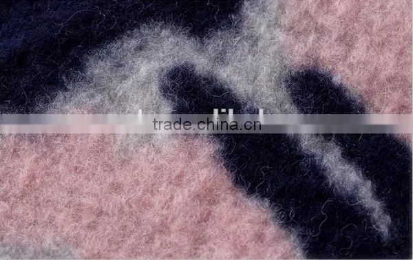 2016 Winter knitted Cashmere 45% Wool 25%Acrylic Woolen fabric