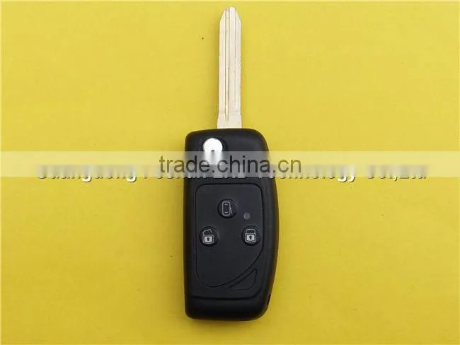 Top Seller Toyota Car remote key 3 button flip key shell blank case Toyota remote key