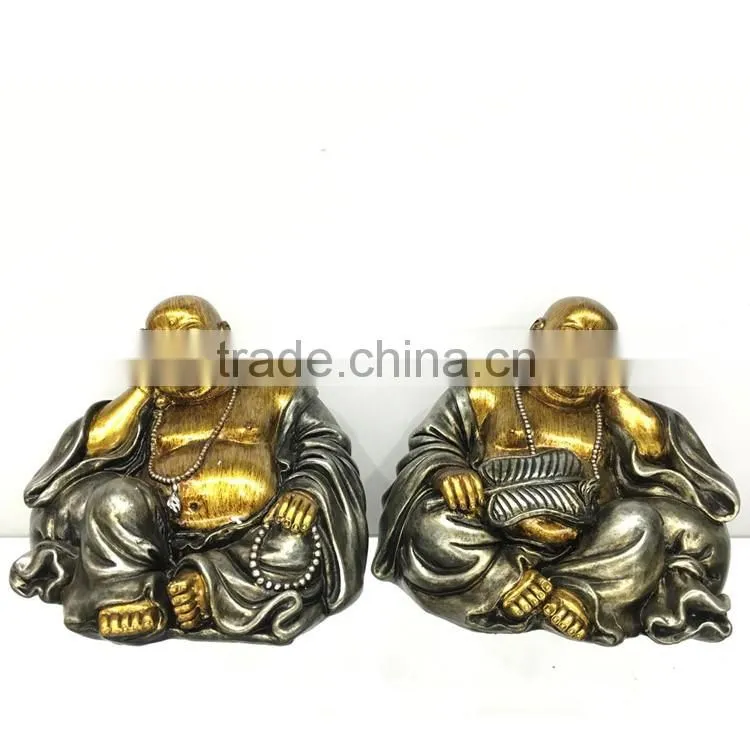Indoor decoration polyresin abstract buddha sculpture for sale