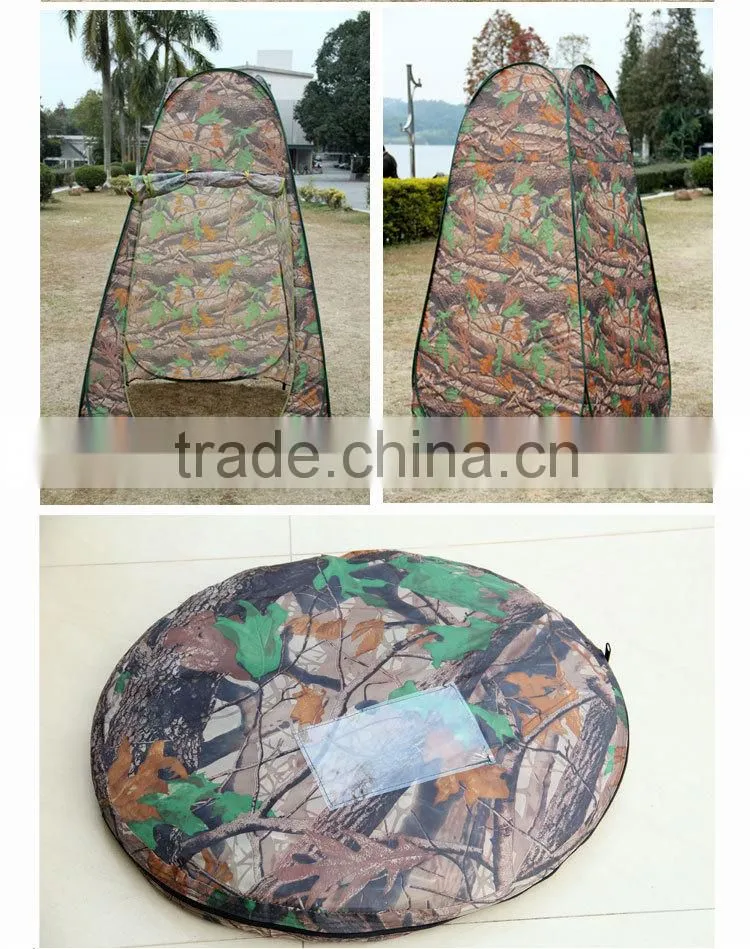 POP UP Tent Outdoor Toilet Watching Bird Tent Fishing Camouflage Beach Tent Leaves Camouflage