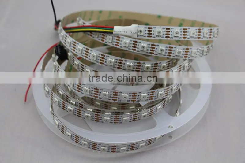 60LEDs/m APA102 IP20 Non-waterproof addressable full color LED strip RGB