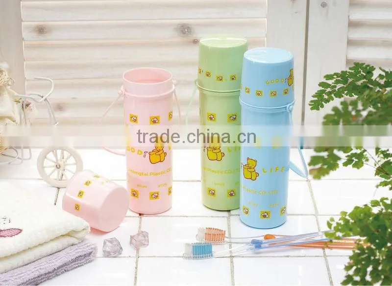 high grade plastic travel toilet things box , tooth brush for promotion items3096
