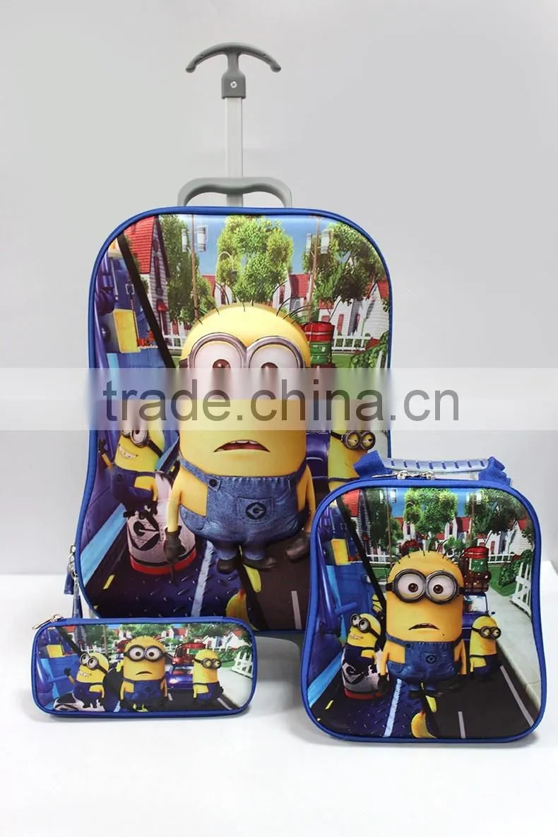 3d school cartoon bag for teenager