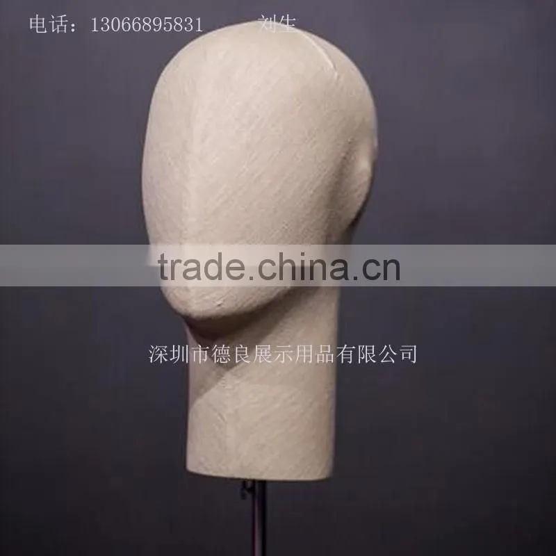 blue display mannequin heads store sell mannequin head hat display rack