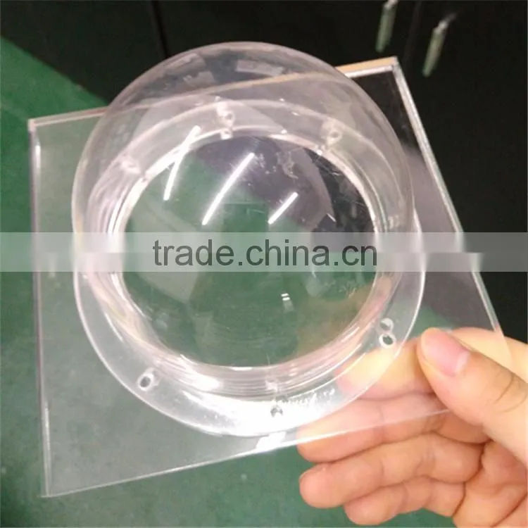 Wholesale clear acrylic dome cover, dome plate cover, polycarbonate dome cover