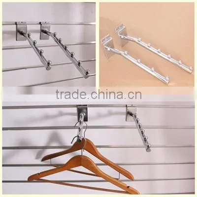 Clothes store accessories display rod with balls