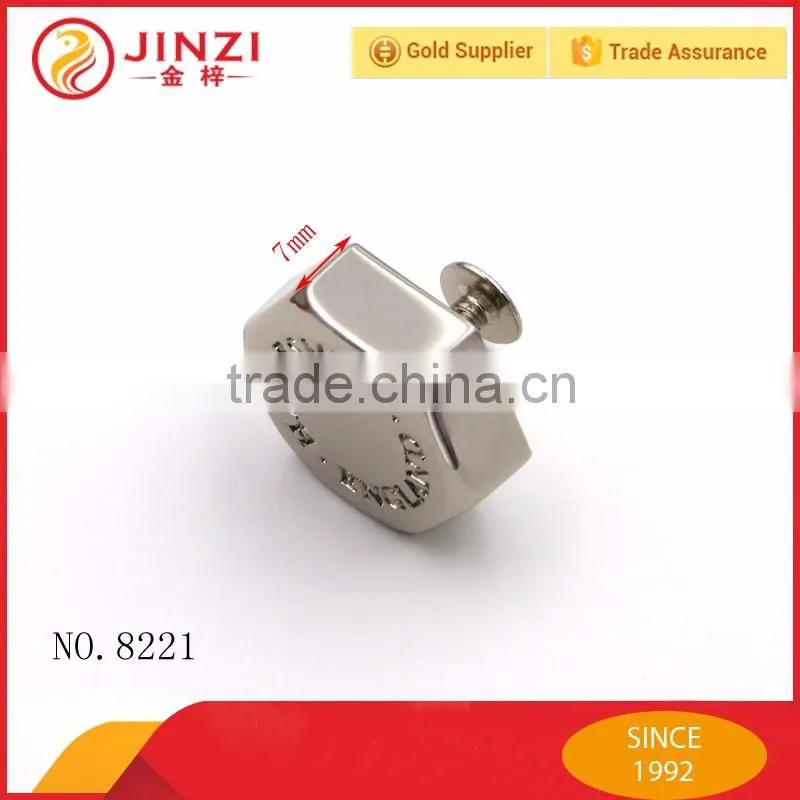 Various type color custom copper pop cap rivets for leather