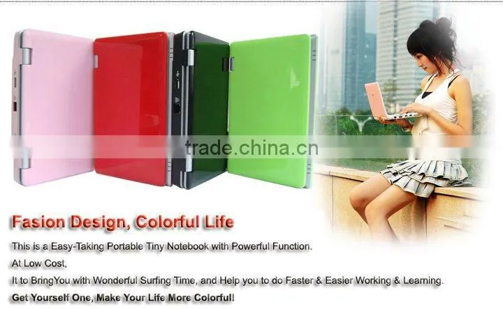 7inch Mini gift Laptop with Android 4.2 512MB/4GB with Wifi webcam haier laptop