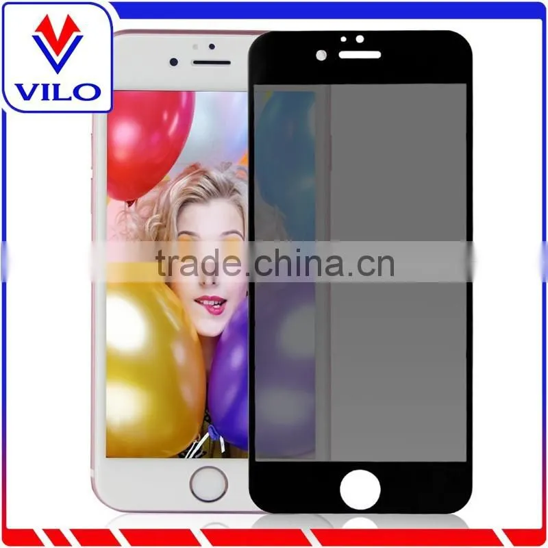 Silk Printing Anti-Spy Temepred Glass Screen Protector For iPhone 6/ 6S