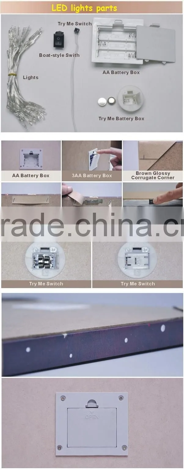 led canvas wall art for christmas