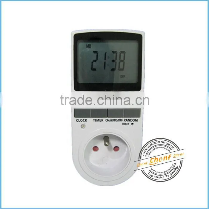 Newest Design French type 3680W mechanical timer switch with CE