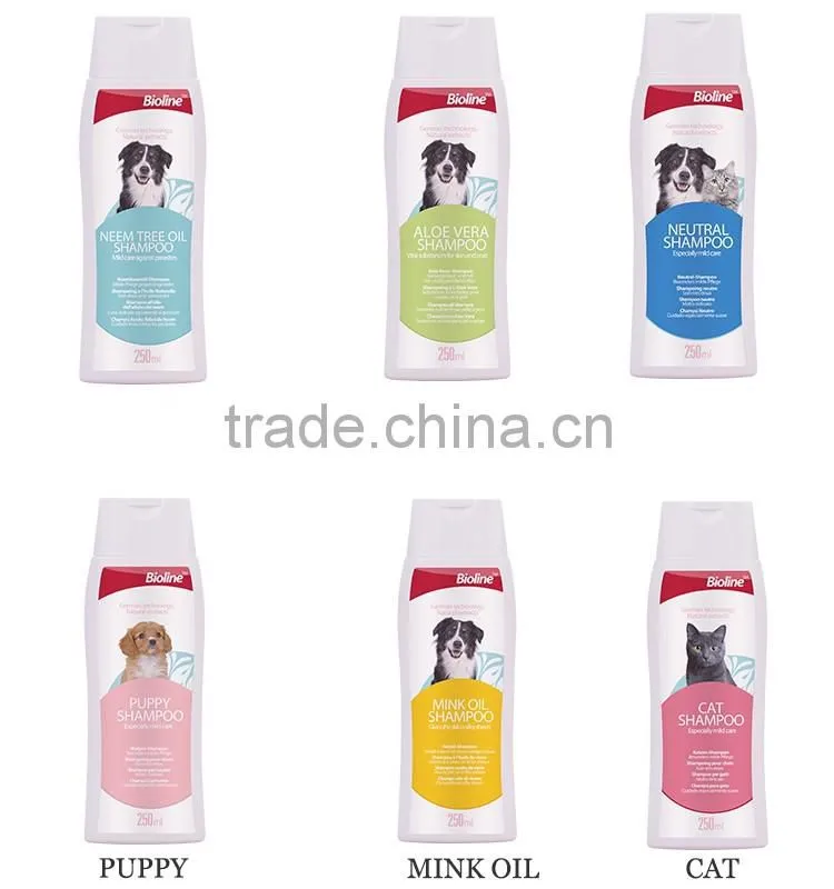 Factory supply puppy dog organic shampoo