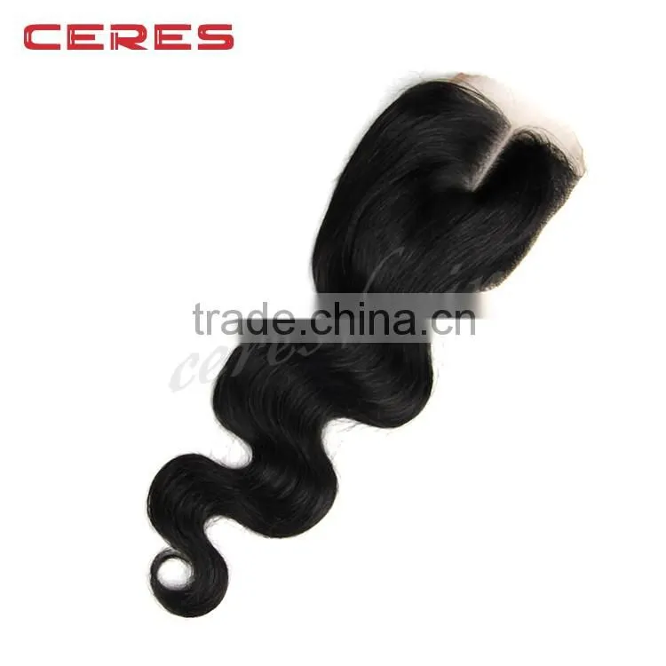 ceres-wig virgin indian hair wet and wavy closure, ear to ear lace frontal closure factory price