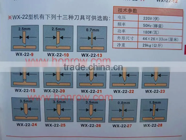 Model WX-22 WenXing key cutting machine
