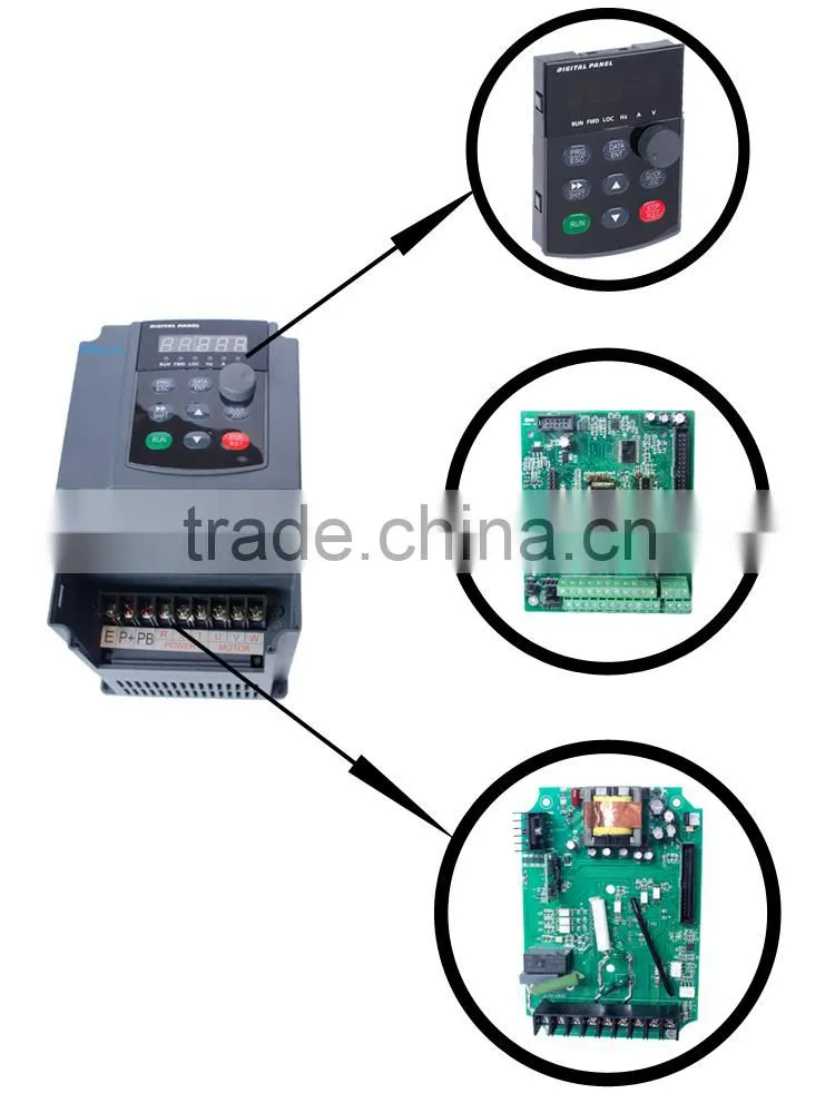 0.75kw 220v vector control media converter,inverter